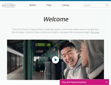 Tablet Screenshot of mormon.org